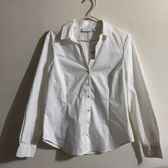 Brand new white long sleeve blouse 24 hour price drop - Picture 1 of 6
